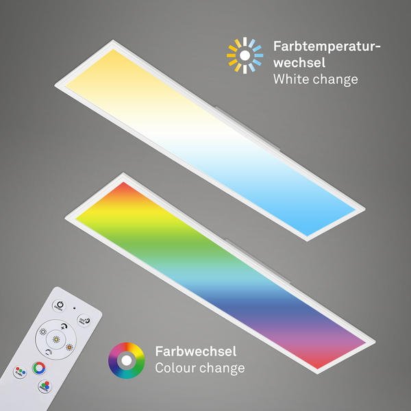 LED-Deckenleuchte  Colour - Aluminium - 1-flammig
