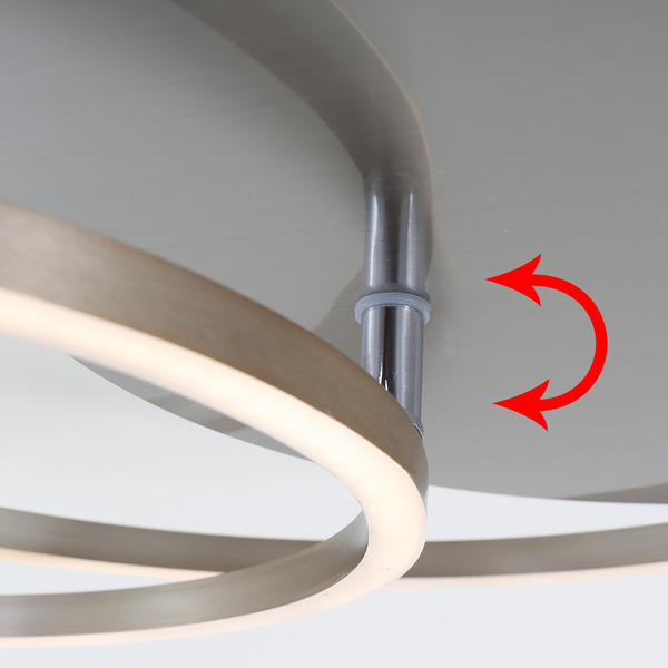 LED-Deckenleuchte  Frame - Kunststoff / Aluminium - 1-flammig