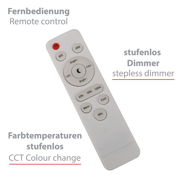 LED-Stehleuchte  Office Remote - Stahl - 1-flammig