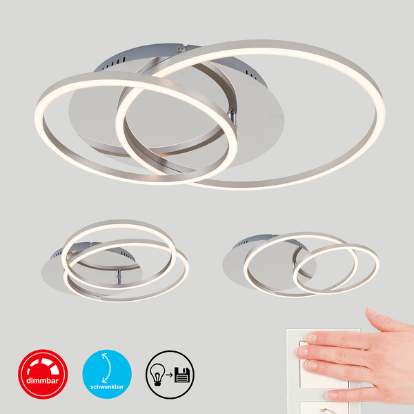 LED-Deckenleuchte  Frame - Kunststoff / Aluminium - 1-flammig