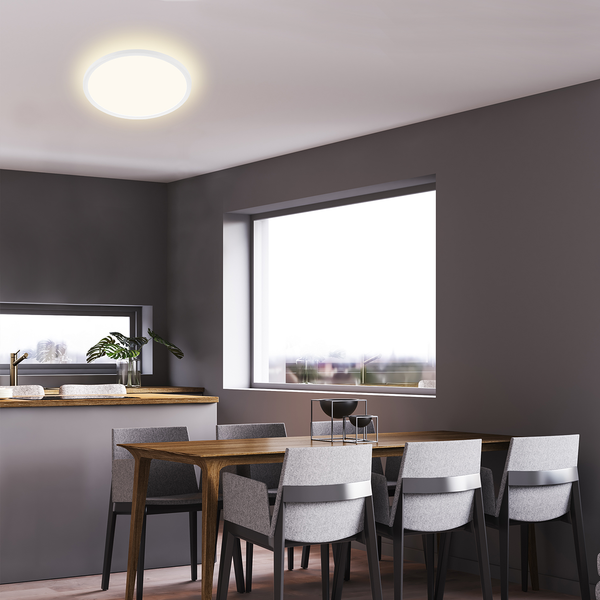 LED-Deckenleuchte  Slim - Fiberglas - 1-flammig