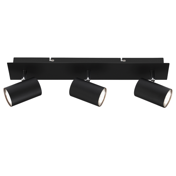 Deckenleuchte  Run - Eisen - 3-flammig