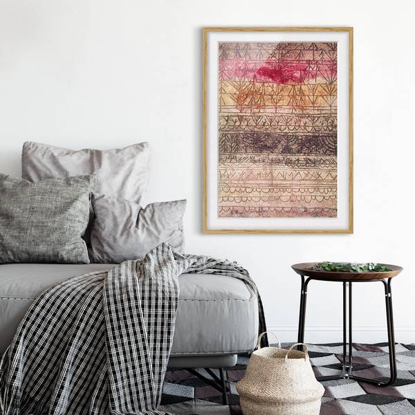 Bild Jungwaldtafel IV - Eiche teilmassiv - Eiche - 50 x 70 cm