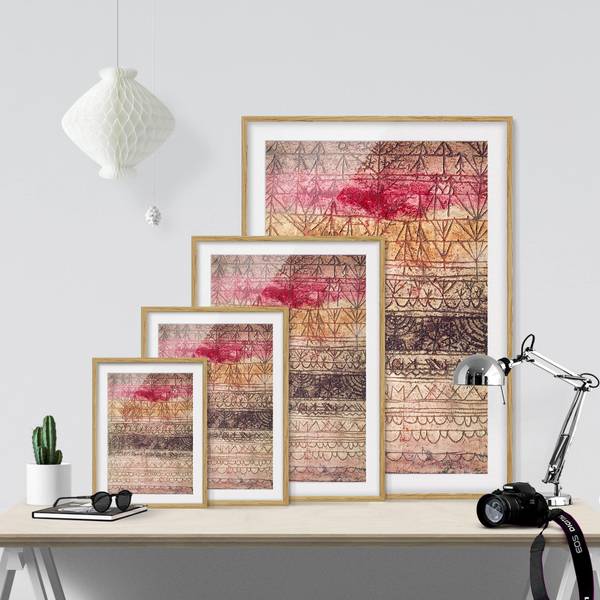 Bild Jungwaldtafel IV - Eiche teilmassiv - Eiche - 40 x 55 cm