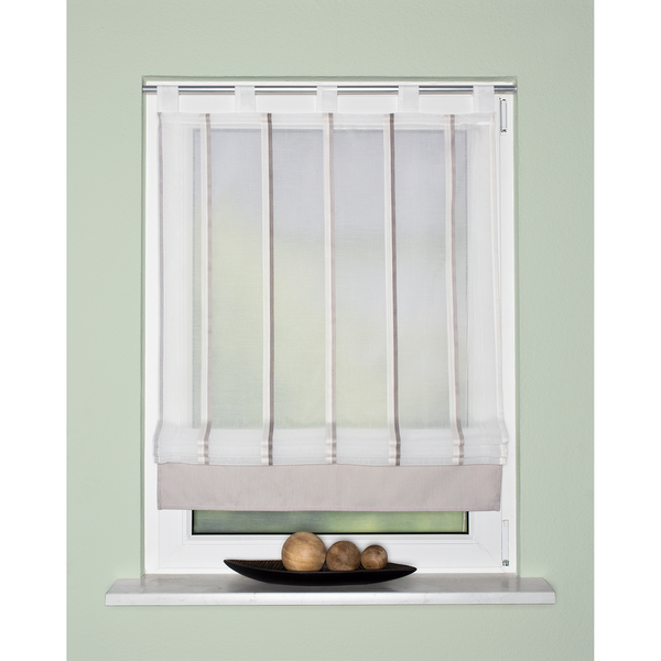 Raffrollo Vions - Polyester - Beige - 100 x 140 cm