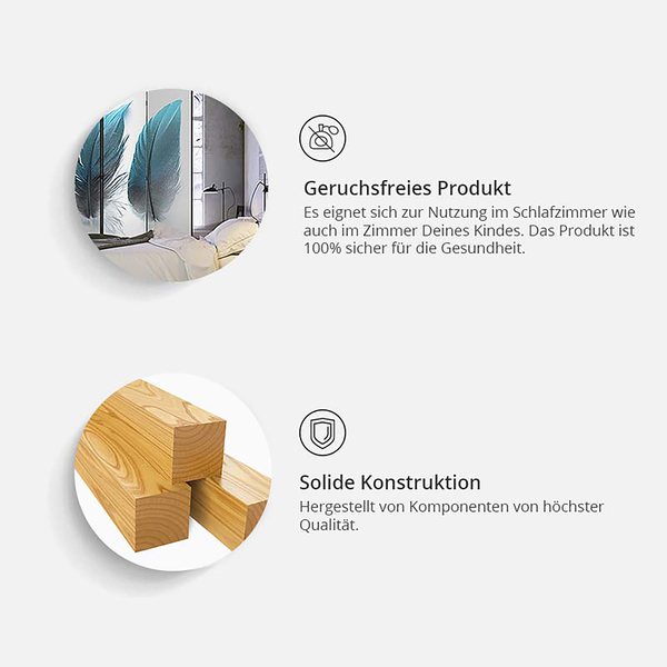 Paravent Amazonian Wall - Vlies - Braun - 3-teilig