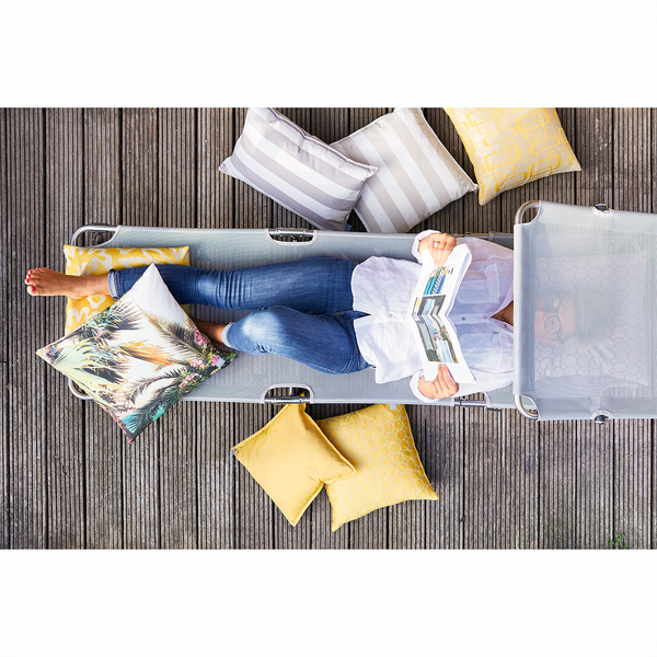 Dekokissen 3967 II - Kunstfaser - Grau