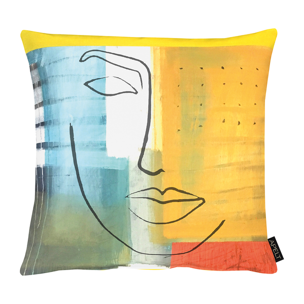 Dekokissen Belle - Kunstfaser - Mehrfarbig