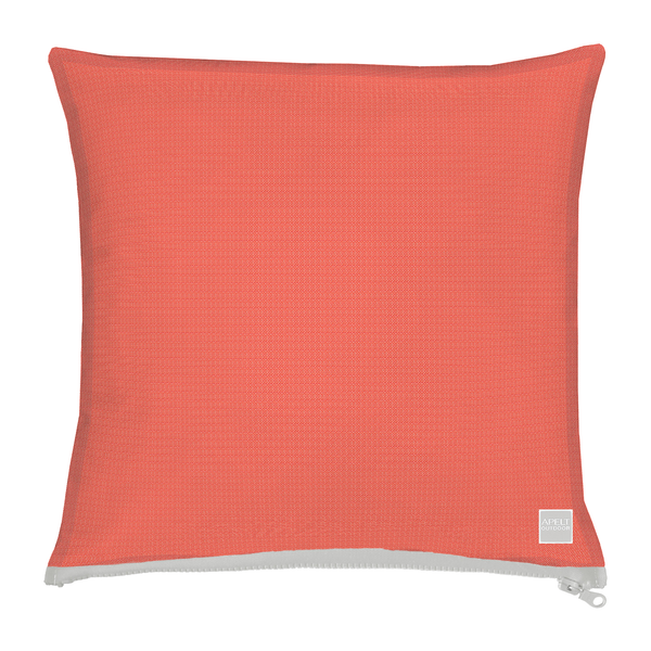 Dekokissen Gundaroo - Kunstfaser - Koralle - 39 x 39 cm
