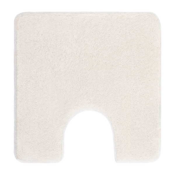 WC-Vorleger Meadow - Polyester - Weiß