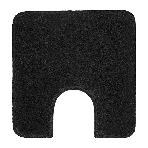 WC-Vorleger Meadow - Polyester - Schwarz