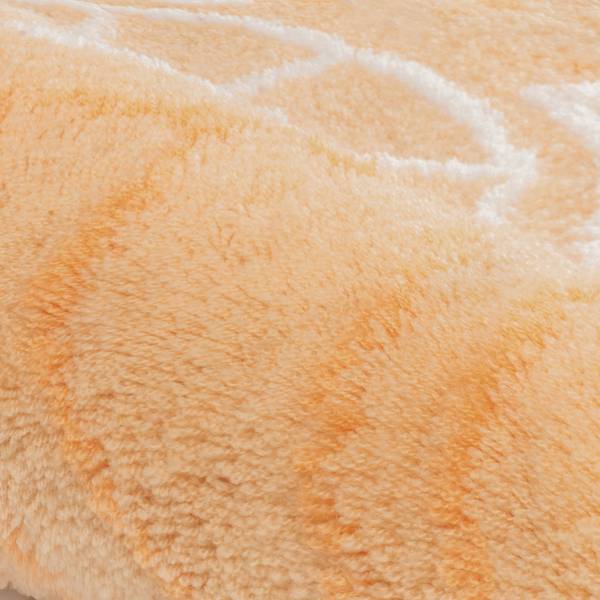 Badteppich Bloom - Polyacryl - Lachs - 90 x 60 cm