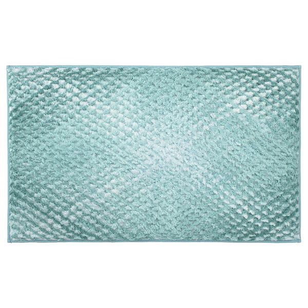 Badteppich Cory - Polyester - Pastellblau - 120 x 70 cm