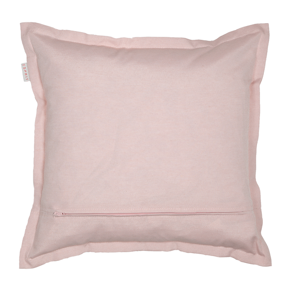 Kissenbezug Grand - Mischgewebe - Hellrosa