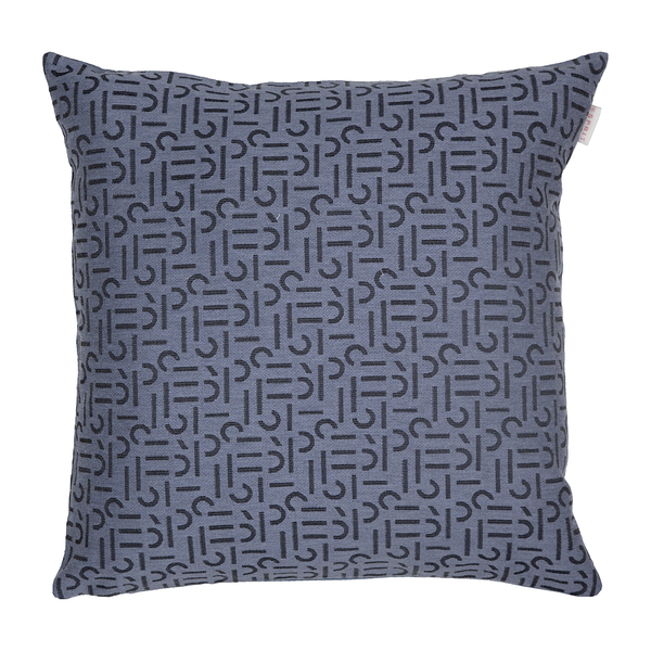 Kissenbezug Scatter - Mischgewebe - Graublau