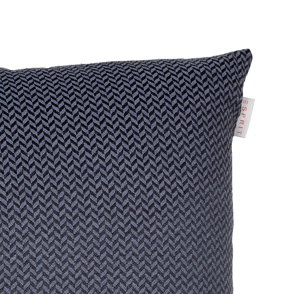 Kissenbezug Cado - Mischgewebe - Marineblau