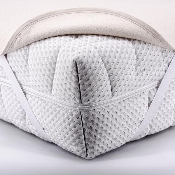 Fixspannauflage Molton II - Baumwollstoff - Ecru - 140 x 200 cm