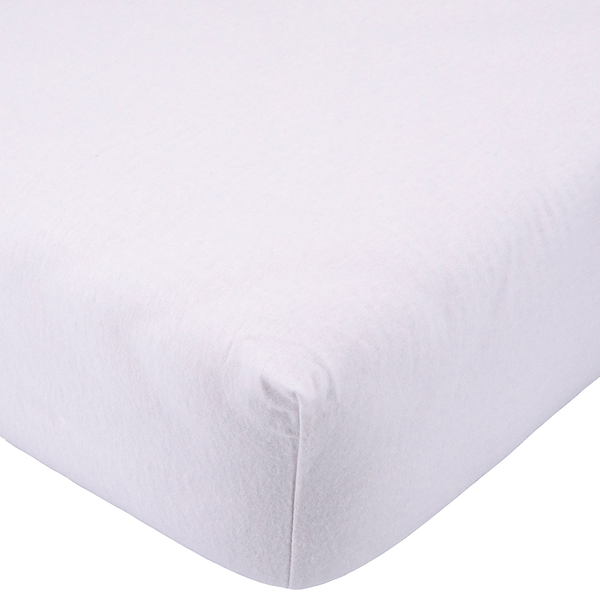 Spannbetttuch Molton - Baumwollstoff - Weiß - 120 x 200 cm