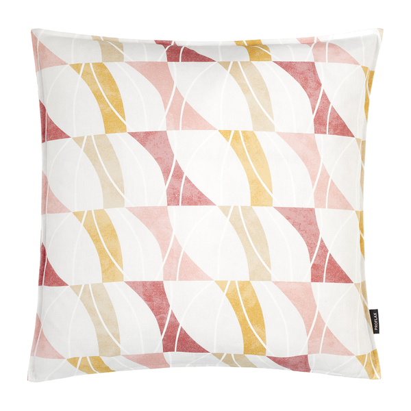 Kissenbezug Petter - Baumwollstoff - Weiß / Blossom - 50 x 50 cm