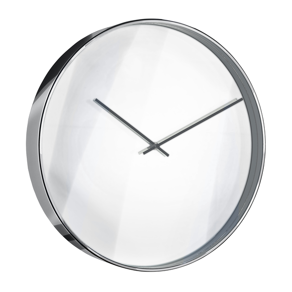 Wanduhr Versailles - Aluminium - Silber
