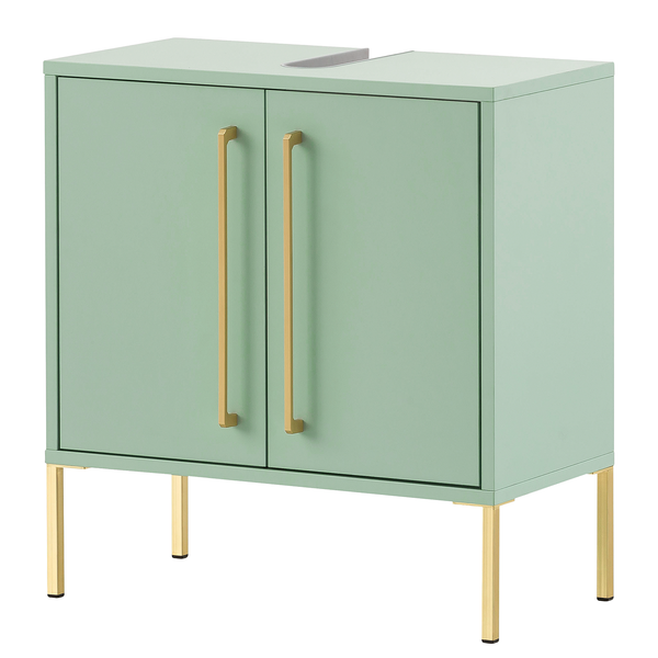 Waschbeckenunterschrank Sarah - Mint / Gold - Mint