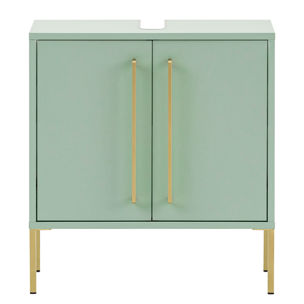 Waschbeckenunterschrank Sarah - Mint / Gold - Mint