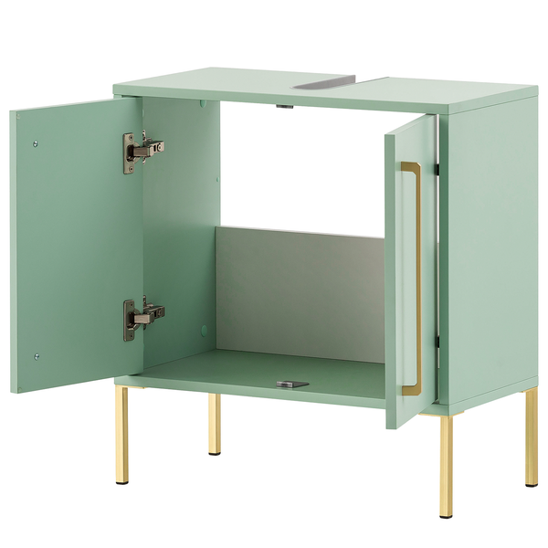 Waschbeckenunterschrank Sarah - Mint / Gold - Mint