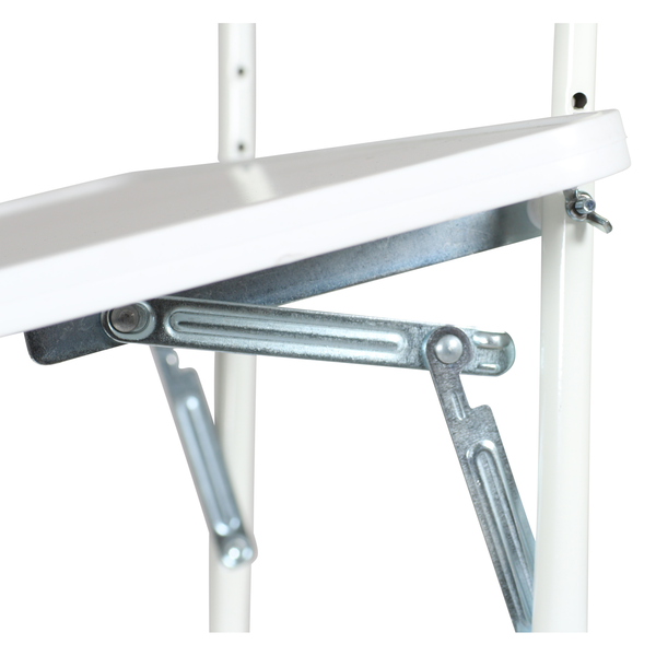 Balkonhängetisch Cupey - Stahl  - Weiß