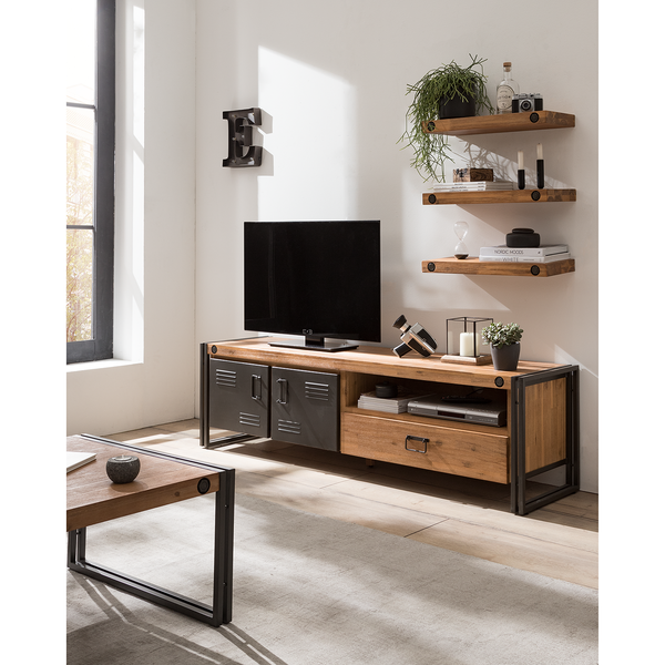 Wandboard MANCHESTER - Akazie massiv - Breite: 60 cm