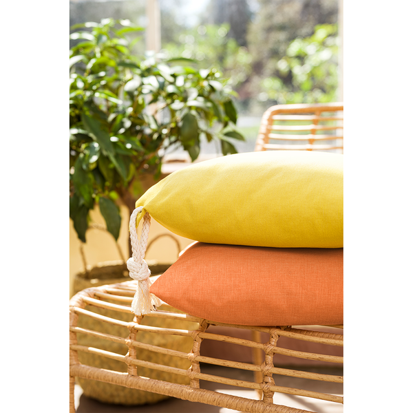 Kissenhülle Capri - Polyacryl - Senfgelb - 50 x 30 cm