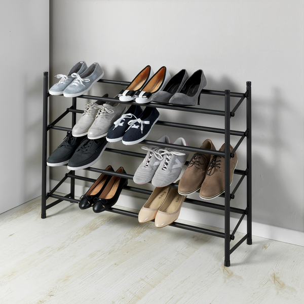 Schuhregal Hero - Stahl - Schwarz