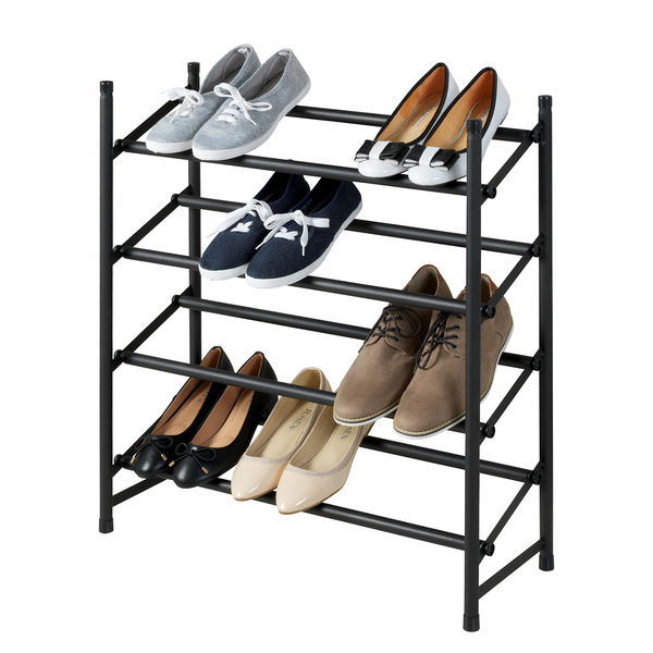 Schuhregal Hero - Stahl - Schwarz