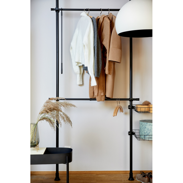 Teleskop-Regal Herkules Basic - Stahl - Schwarz