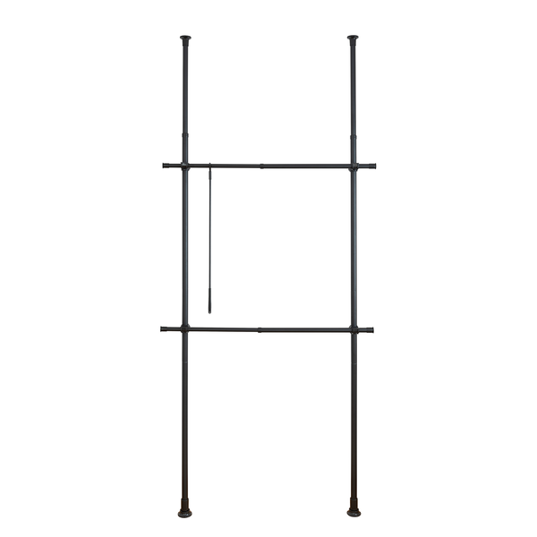 Teleskop-Regal Herkules Basic - Stahl - Schwarz