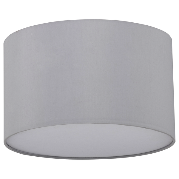 Deckenleuchte Summa Small - Baumwollstoff  / Eisen - 2-flammig - Grau