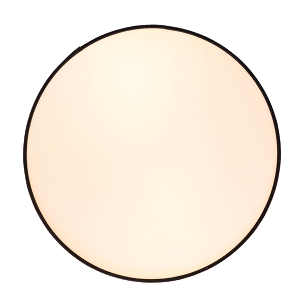 Deckenleuchte Summa Small - Baumwollstoff  / Eisen - 2-flammig - Schwarz