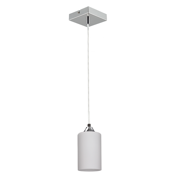 Pendelleuchte Mix&Match - Milchglas / Stahl - Flammenanzahl: 1