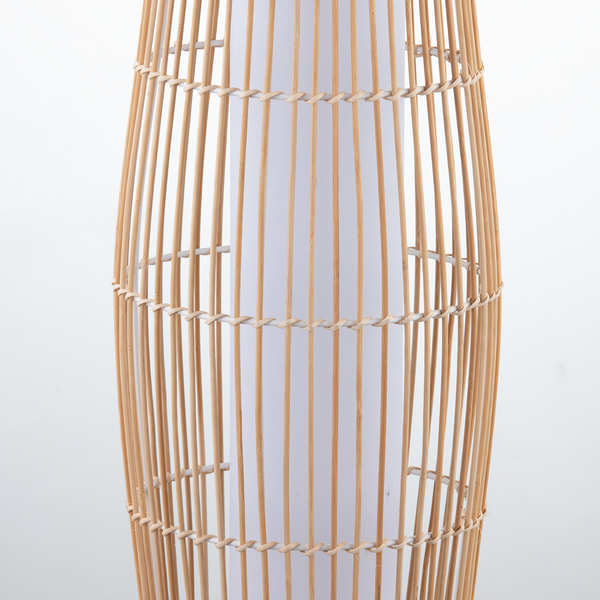 Stehleuchte Feux - Polyrattan / Metall - 1-flammig