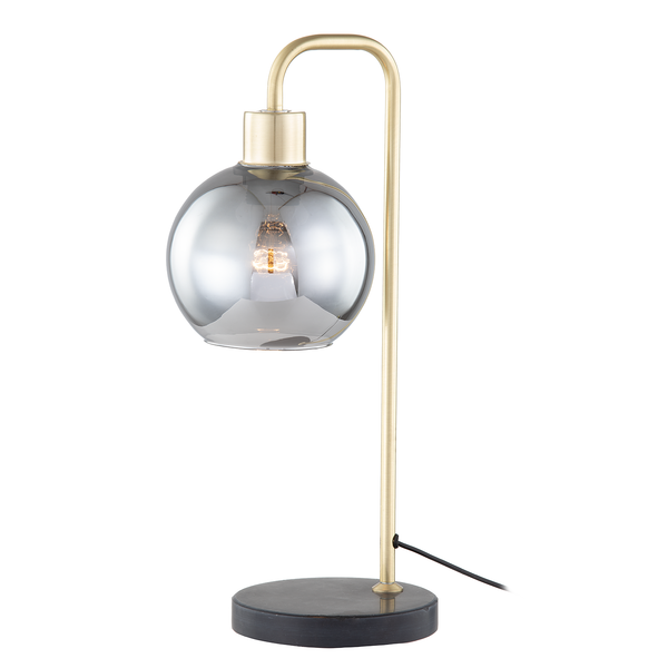 Tischleuchte Fulvy - Spiegelglas / Metall - 1-flammig