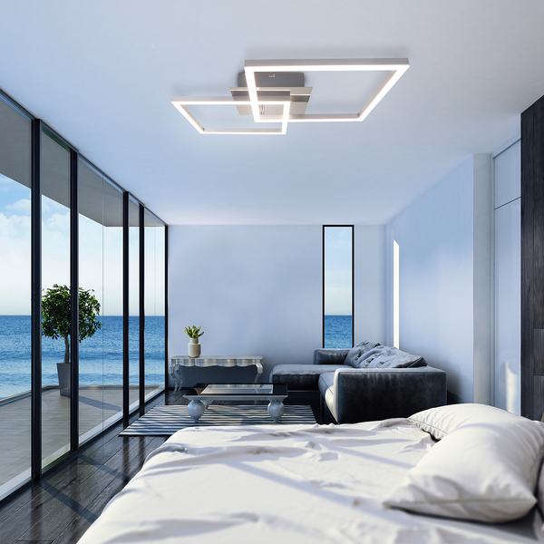 LED-Deckenleuchte  Frame - Polycarbonat / Stahl - 1-flammig