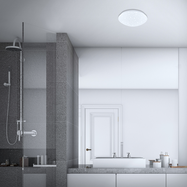 LED-Deckenleuchte  Brilo Bath - Acrylglas / Stahl - 1-flammig