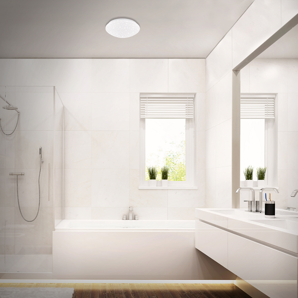 LED-Deckenleuchte  Brilo Bath - Acrylglas / Stahl - 1-flammig