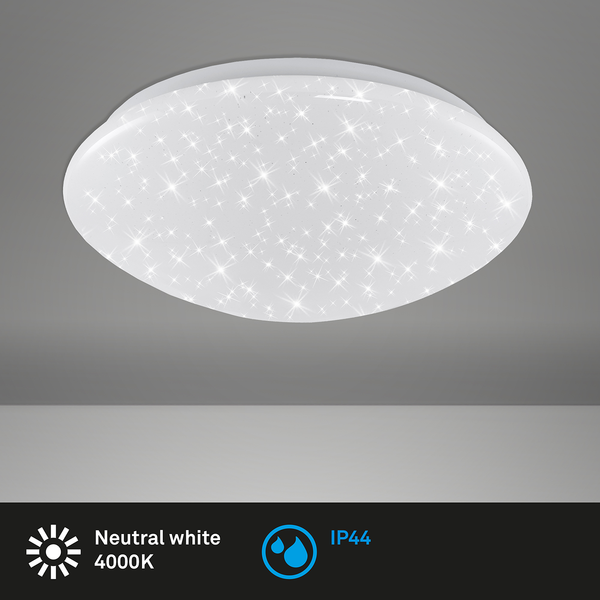 LED-Deckenleuchte  Brilo Bath - Acrylglas / Stahl - 1-flammig