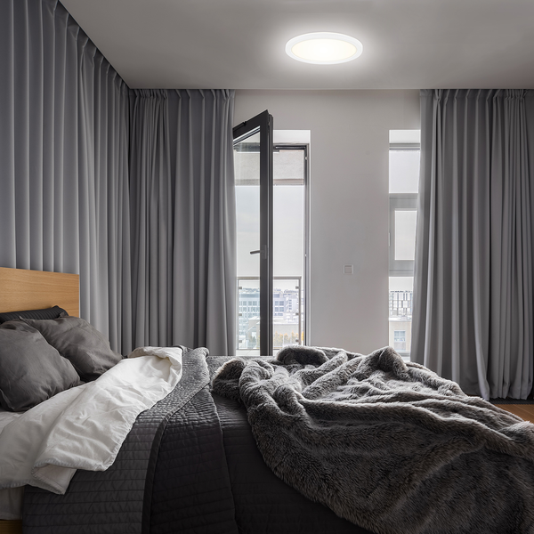 LED-Deckenleuchte  Slim - Acryl / Polycarbonat - 1-flammig