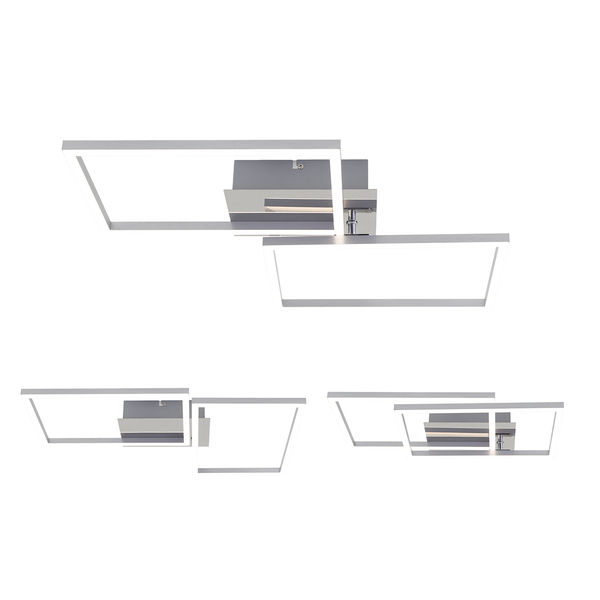 LED-Deckenleuchte  Frame - Acryl / Stahl - 1-flammig