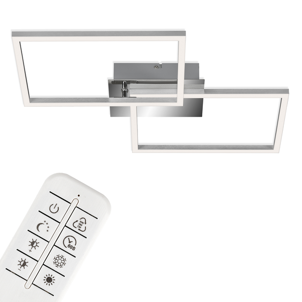 LED-Deckenleuchte  Frame - Acryl / Stahl - 1-flammig