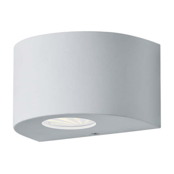 LED-Wandleuchte Rosario - Polyethylen - 2-flammig - Weiß