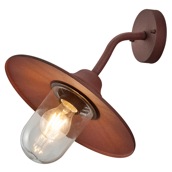 Wandleuchte Brenta - Aluminium - 1-flammig - Kupfer