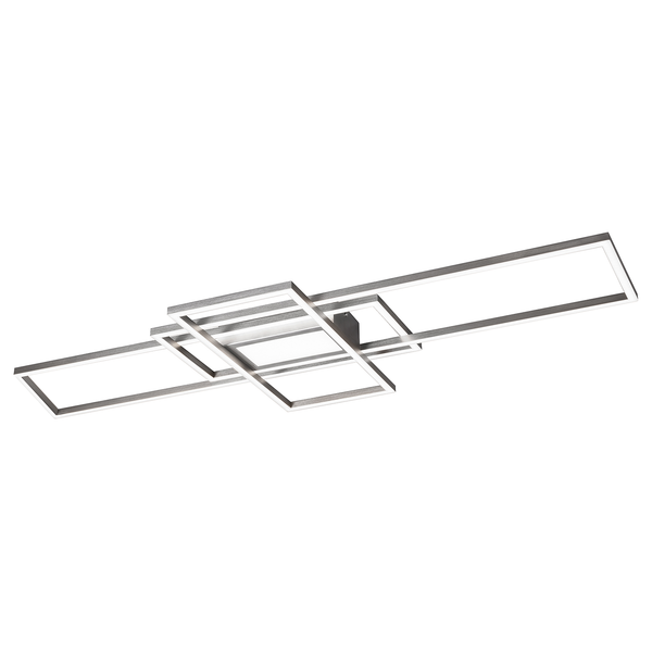 LED-Deckenleuchte Irvine - Kunststoff / Aluminium - 1-flammig - Silber