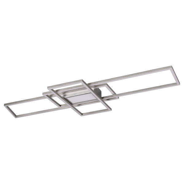LED-Deckenleuchte Irvine - Kunststoff / Aluminium - 1-flammig - Silber